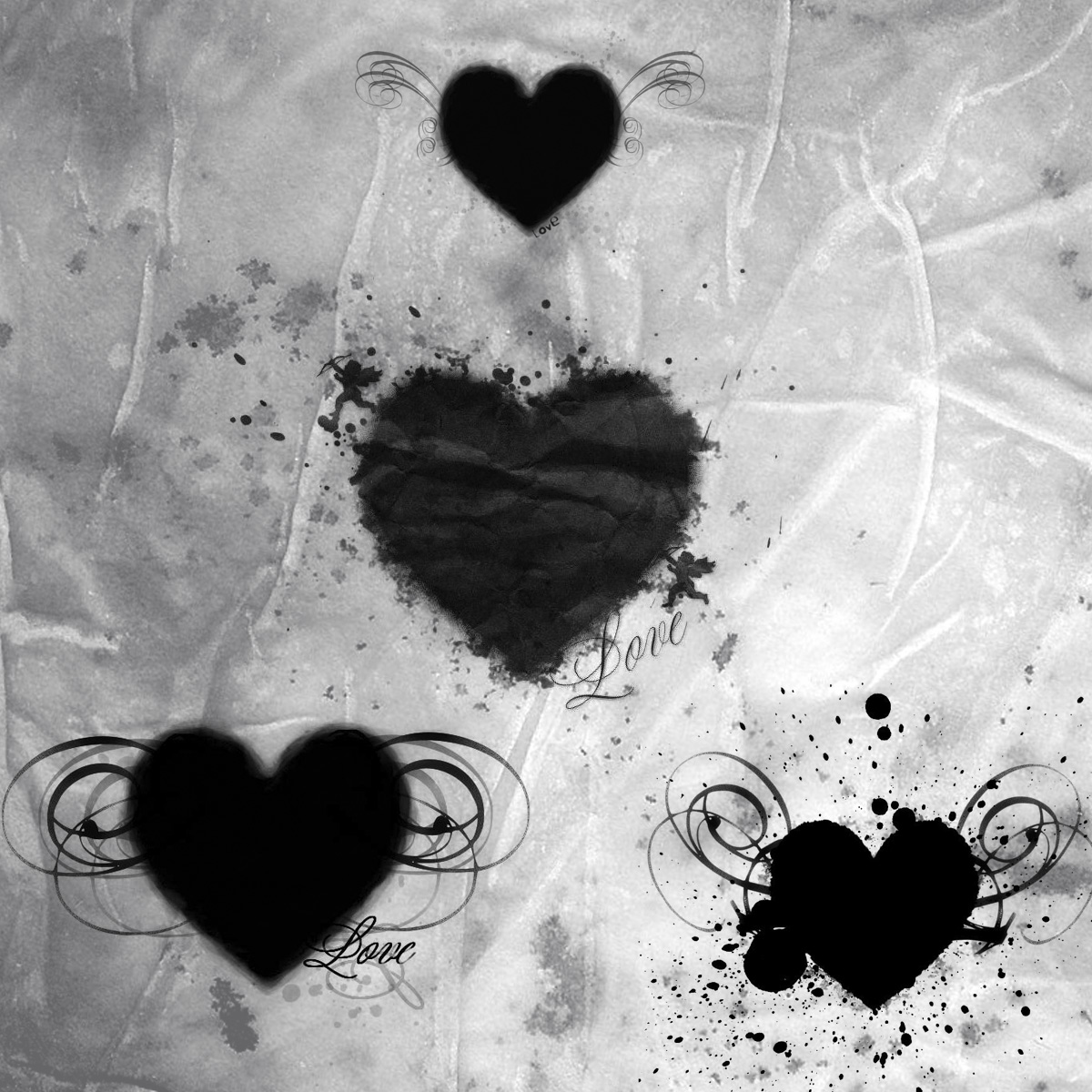 heart photoshop brushes