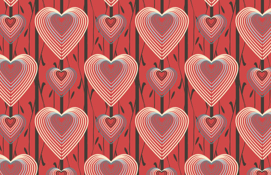 Heart Photoshop Pattern by o2bqueen